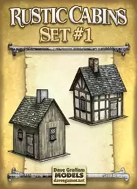 Rustic Cabins Set #2 Paper Models - Dave Graffam Models | Fantasy ...