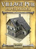 Village Pub Paper Model