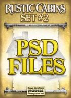 Rustic Cabins Set #2 PSD Files