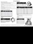 Quick Reference Cards for Swords & Wizardry