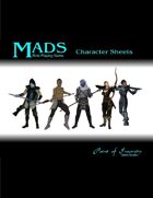 MADS character sheet pack