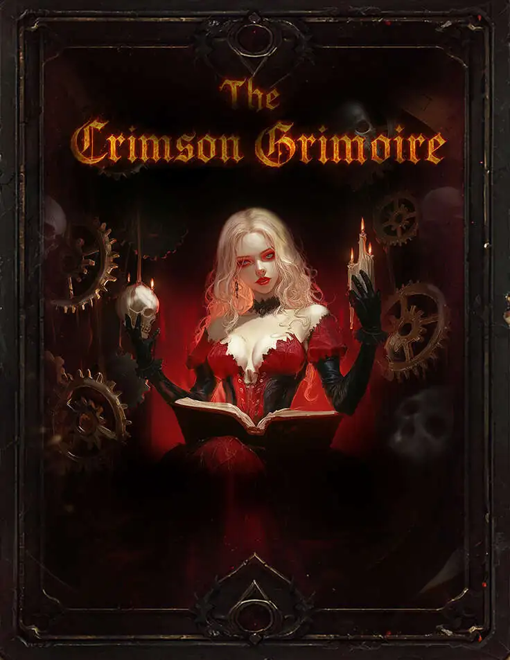 The Crimson Grimoire - Ana the halfling | DriveThruRPG