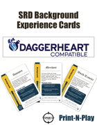 SRD Background Experience Cards (Print-N-Play)