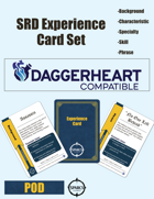 SRD Experience Card Set - Daggerheart Compatible Reference Cards