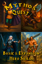 MythosQuest Basic & Expansion Hero Skills Cards