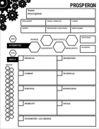 Prosperon RPG Character Sheet