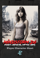 Mindstorm D6 Character Sheet