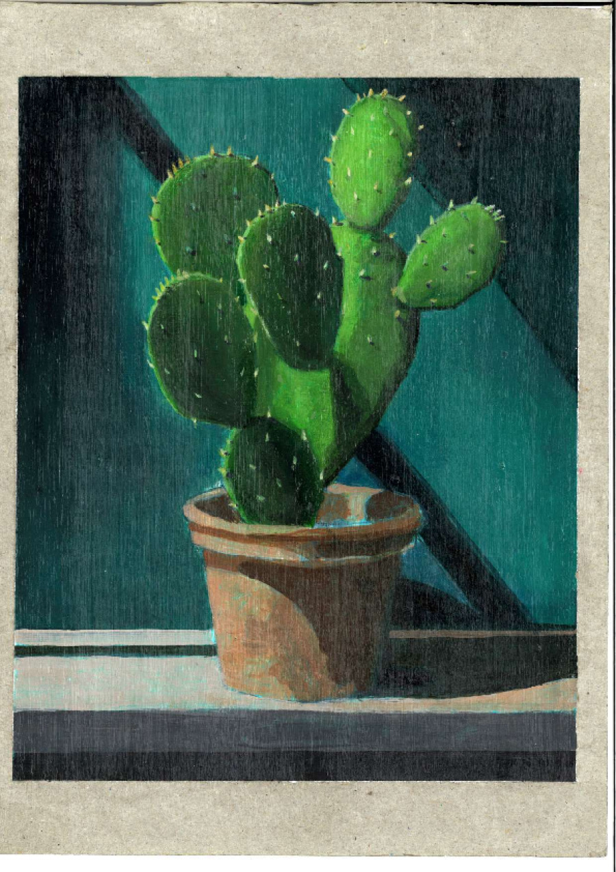 Sentinel Succulent – RPG Prop Illustration