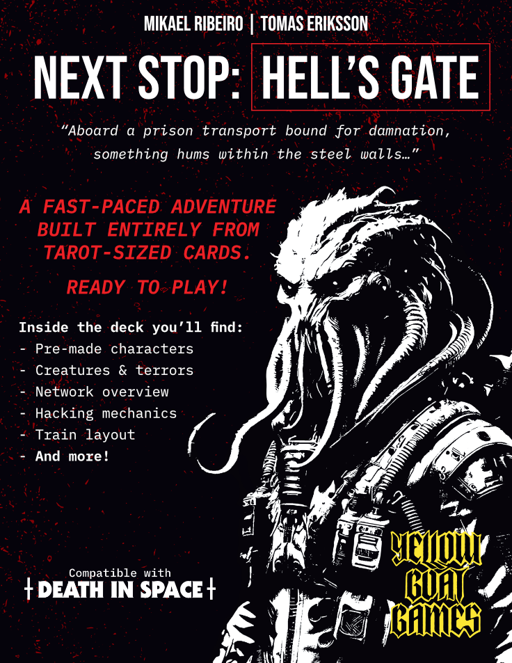 Next Stop: Hell's Gate - Death in Space Edition - Yellow Goat