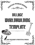Village Worldbuilding Template