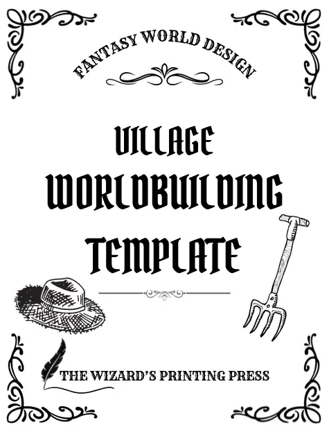 Cover of Village Worldbuilding Template