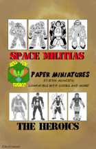 Armored Warriors Paper Miniatures