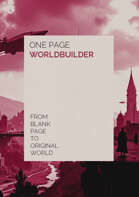 One Page Worldbuilder