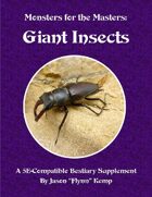 Monsters for the Masters: Great Insects