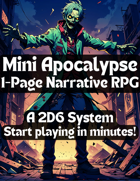Mini Apocalypse - A 1-Page Narrative RPG