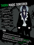 Sorcerer 5E: Thorn Magic Sorcerer
