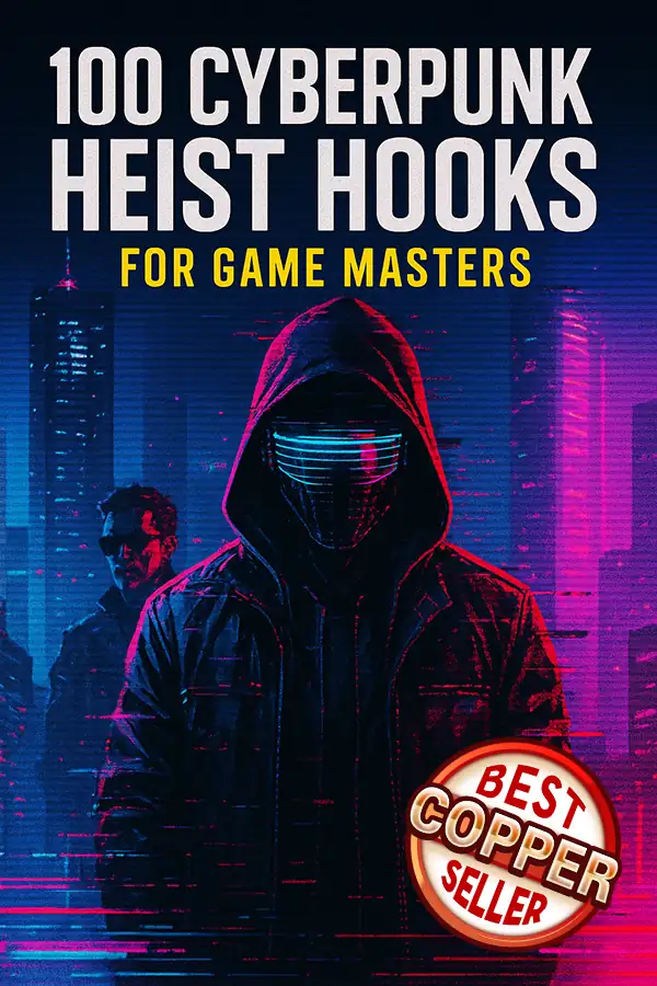 100 Cyberpunk Heist Hooks for Game Masters v1