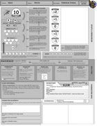 Character Quicksheet - Simple Single Sheet for Daggerheart Characters