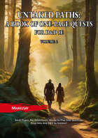 Untaked Paths: A Book of One-Page Quests Volume:2