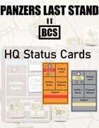 BCS Panzers Last Stand HQ Cards