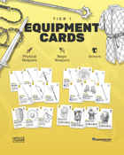 Equipment cards: Tier 1 – Daggerheart™ Compatible