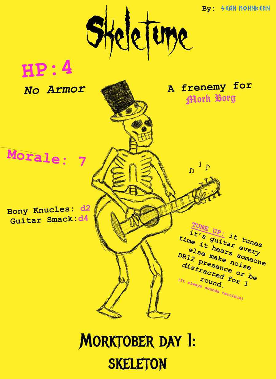 Skeletune: A Frenemy for Mork Borg