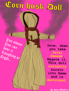 Corn Husk Doll, An Occult Item for MÖRK BORG