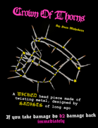 Crown of Thorns, a Wicked Head Piece for MÖRK BORG