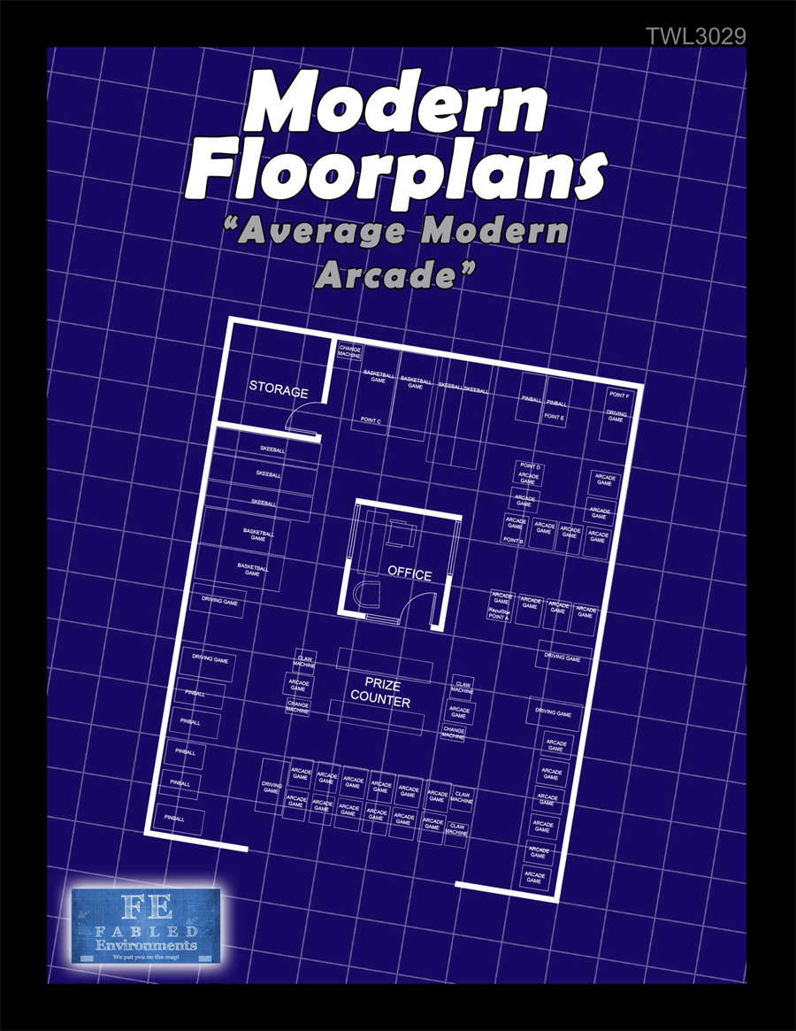 Pixels Arcade: An Average Modern Arcade - Fabled Environments | Modern ...