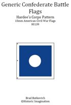 Generic Confederate Hardee’s Corps Pattern American Civil War 15mm Flag Sheet