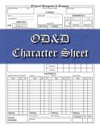 OD&D Character Sheet (0e)
