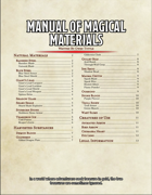 Manual of Magical Materials