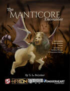 The Manticore Encounter | Daggerheart Compatible Adversaries, Environments, Items, and More!