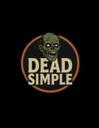 DEAD SIMPLE Fillable Character Sheet