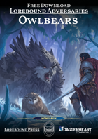 Lorebound Adversaries - Owlbears