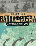 Operation Barbarossa: A WW2 Roll & Write Game