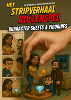 Het Stripverhaal Rollenspel (papier figurinen)
