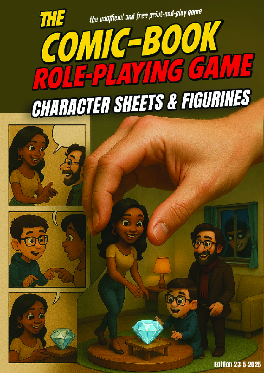 the comic book roleplaying game - figurines