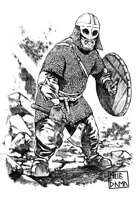 SHADOWDARK Dwarf warrior Stock art