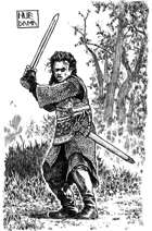 SHADOWDARK Dwarf warrior 2 Stock art