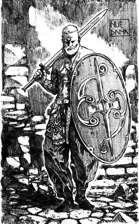 SHADOWDARK Celtic barbarian Stock art