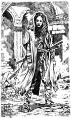 SHADOWDARK Sand Warrior Stock art