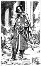 SHADOWDARK Sand Knight Stock art