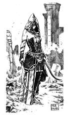 SHADOWDARK Assassin Stock art