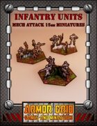 Infanty Units, Mech Attack 15mm Miniatures
