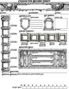 OSR Fantasy Character Sheet