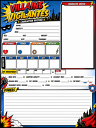 Villians & Vigilantes 2nd Ed. Character Sheet