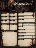 Shadowdark Character Sheet Pack (21 Sheets)