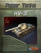 Paper Tanks - KV-3