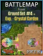 FREE Battlemap from Ground Set #4 - Crystal Garden